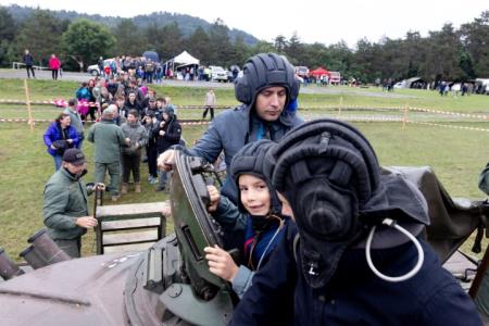 Dan odprtih vrat v Vojašnici Stanislava Požarja v Pivki, foto Valter Leban (2)